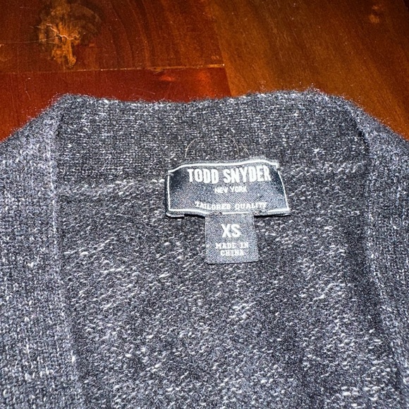 Todd Snyder Speckled Wool Blend Cardigan - Picture 5 of 5
